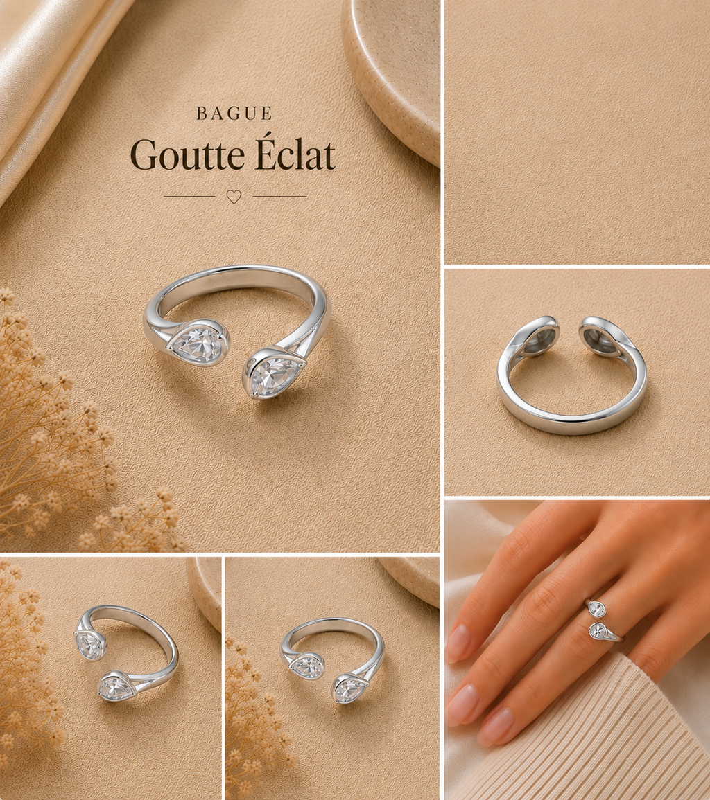 Bague Goutte Éclat