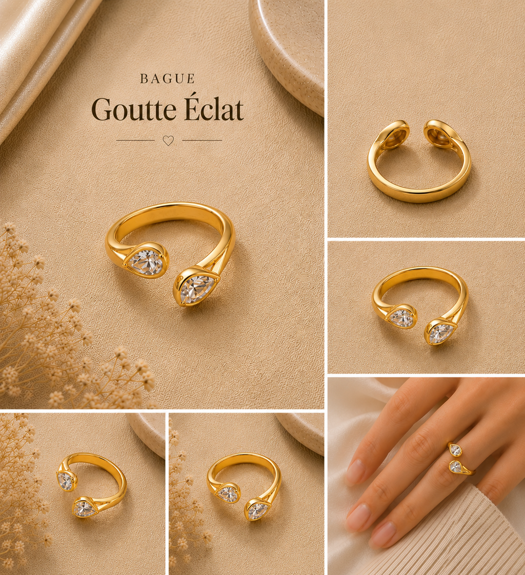 Bague Goutte Éclat
