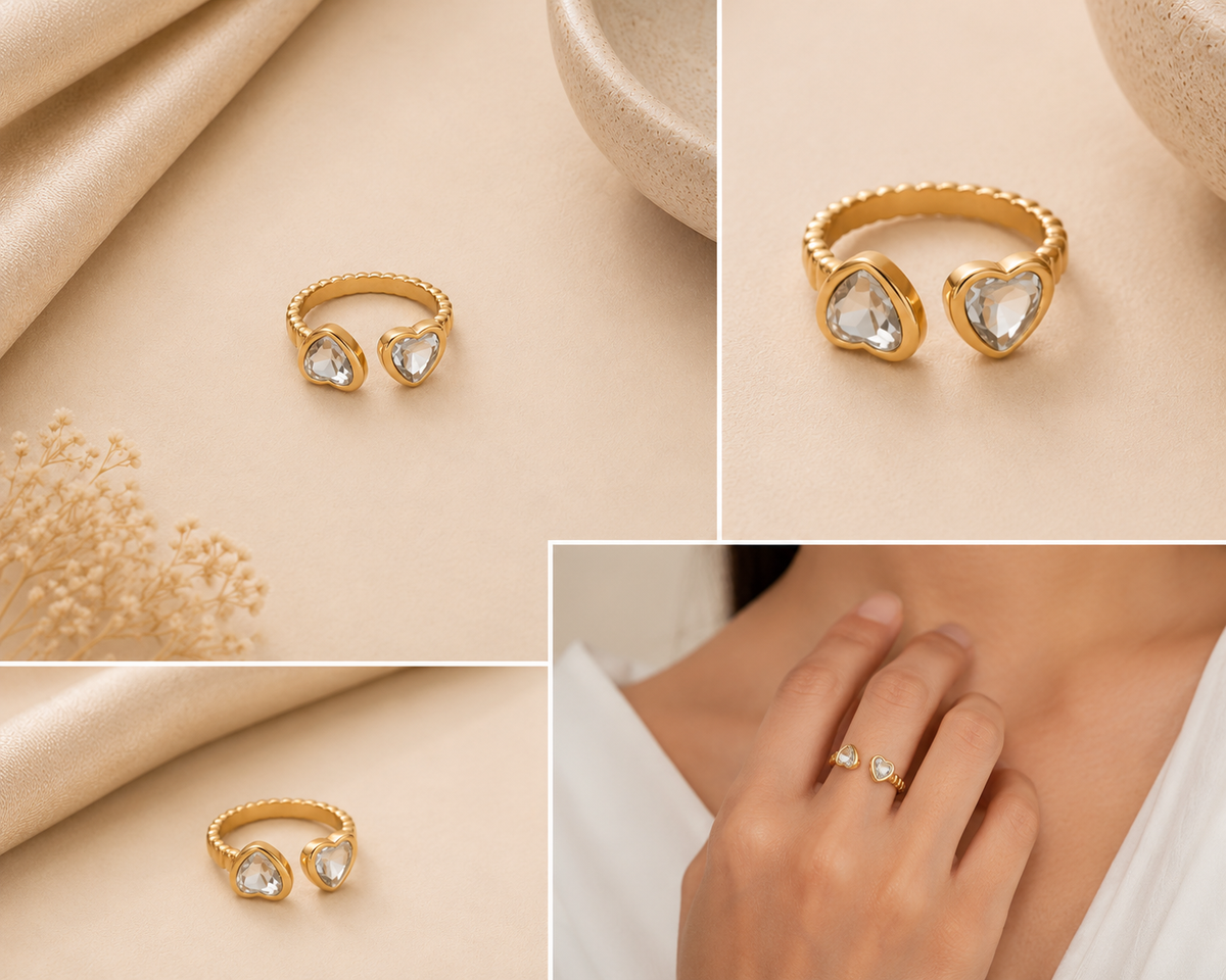 Bague Cœur éclat