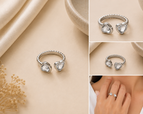 Bague Cœur éclat