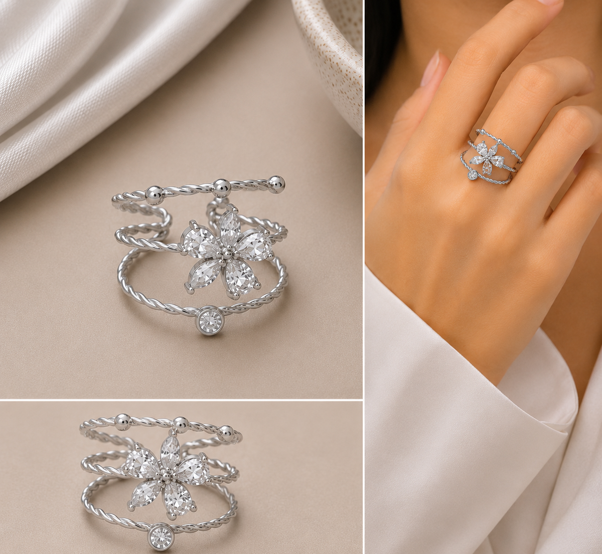 Bague Floréa